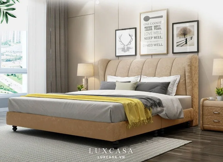 giường vải gn131