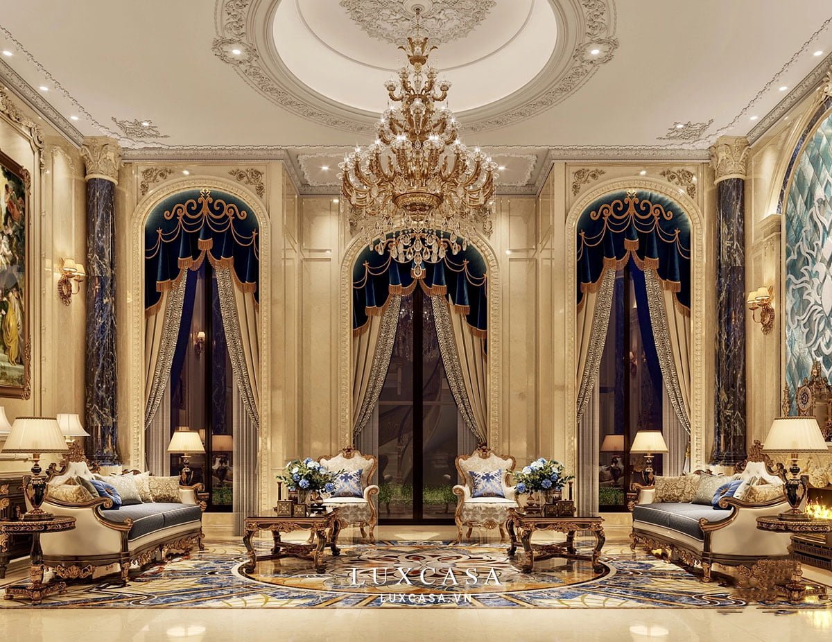 Thiết kế nội thất lâu đài
