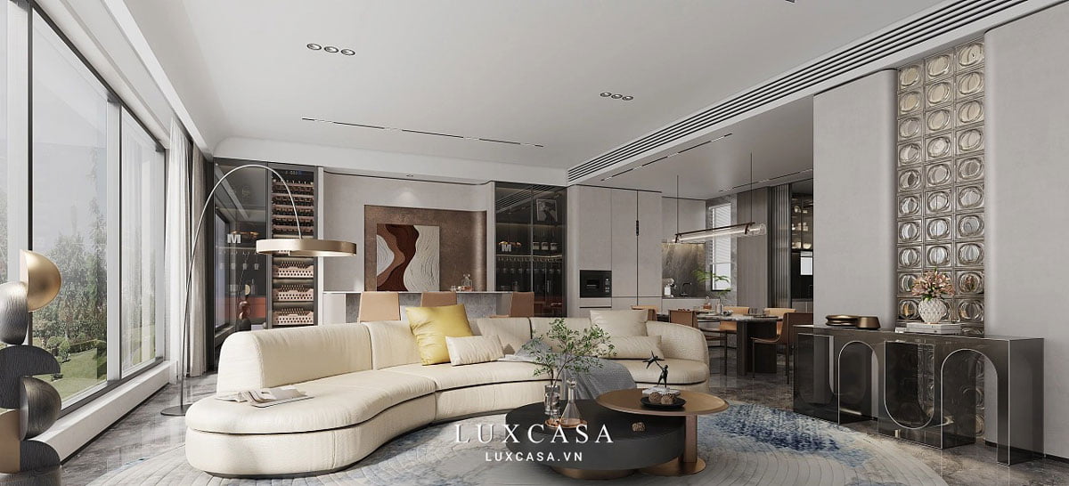 Không gian bếp phù hợp với thực tế sử dụng của gia chủ