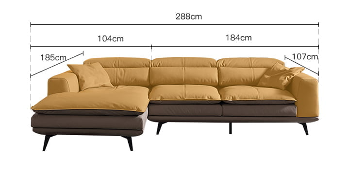 kích thước ghế sofa chữ L