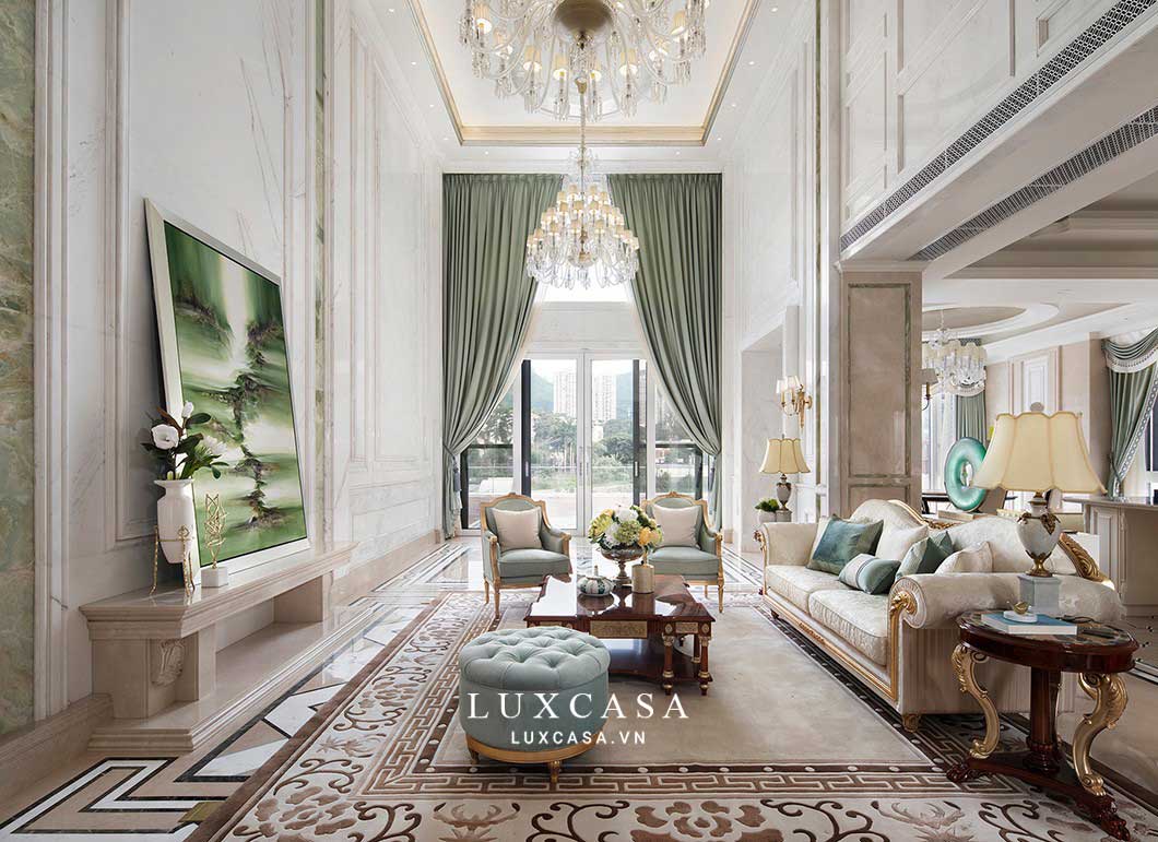 Màu sắc nội thất tân cổ điển