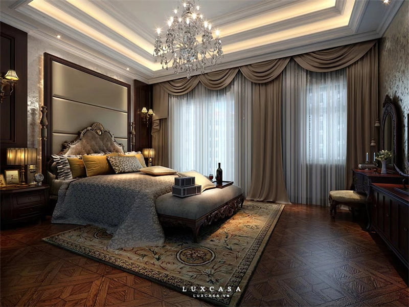 Thiết kế nội thất gỗ phòng ngủ