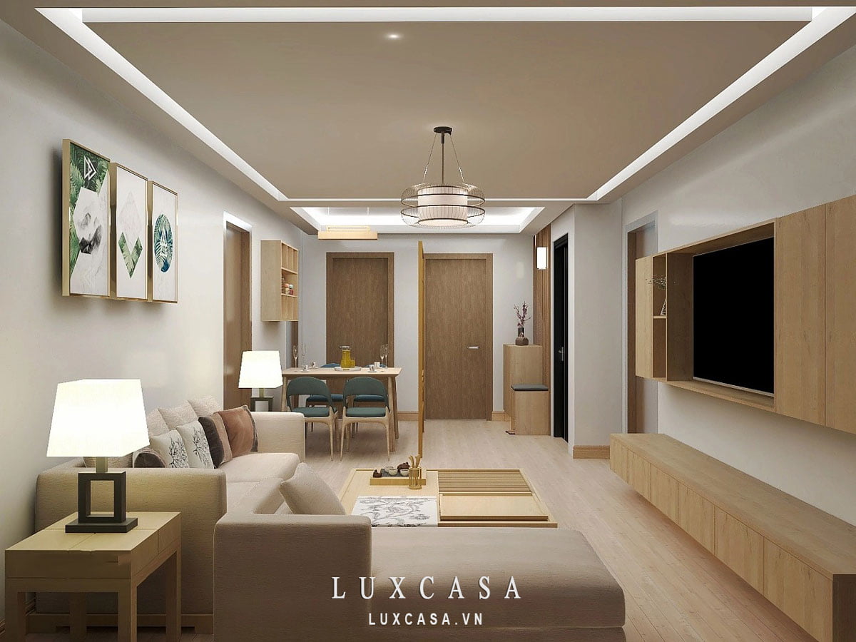 Không gian nội thất được thiết kế theo phong cách Nhật Bản