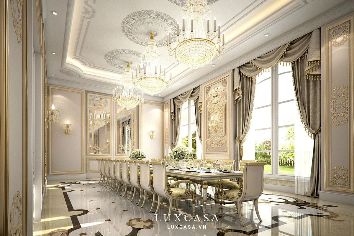 Thiết kế nội thất lâu đài