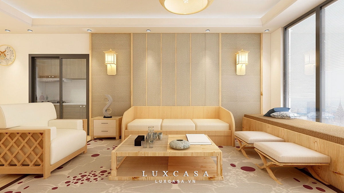 Yếu tố phong thủy rất được chú trọng trong thiết kế nội thất Nhật Bản