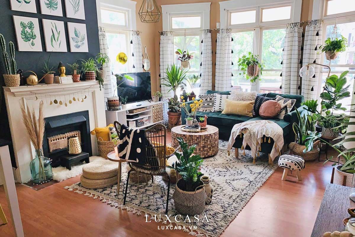 Phong cách thiết kế bohemian truyền thống