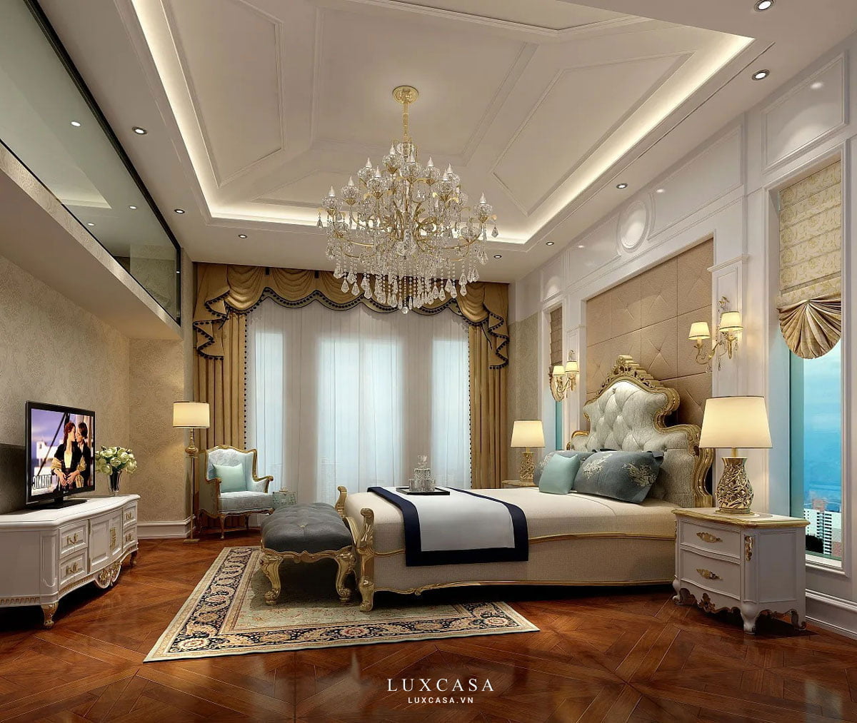 Thiết kế nội thất biệt thự tân cổ điển