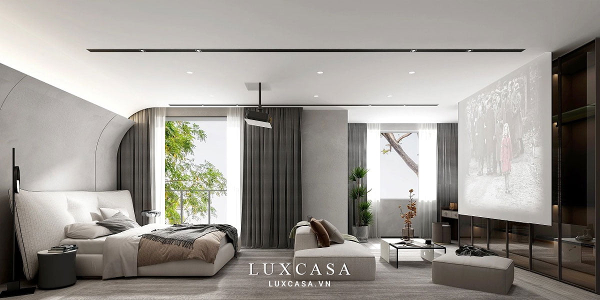 Phòng ngủ master hiện đại