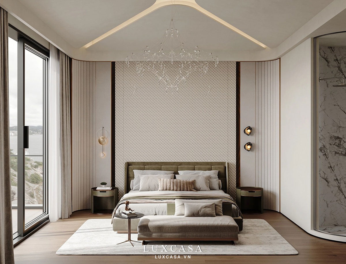 Nên để cửa sổ trong phòng ngủ để tạo không gian thoáng đãng và tươi mát thu hút tài lộc