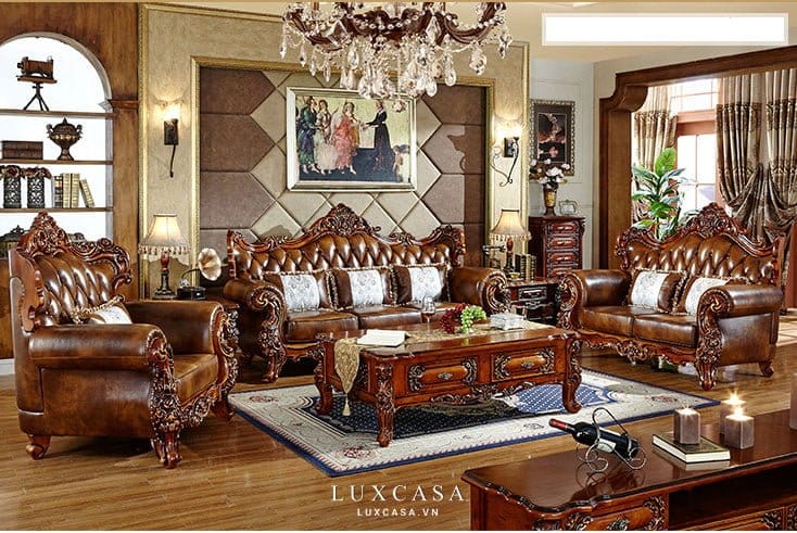 sofa cổ điển châu âu STC114