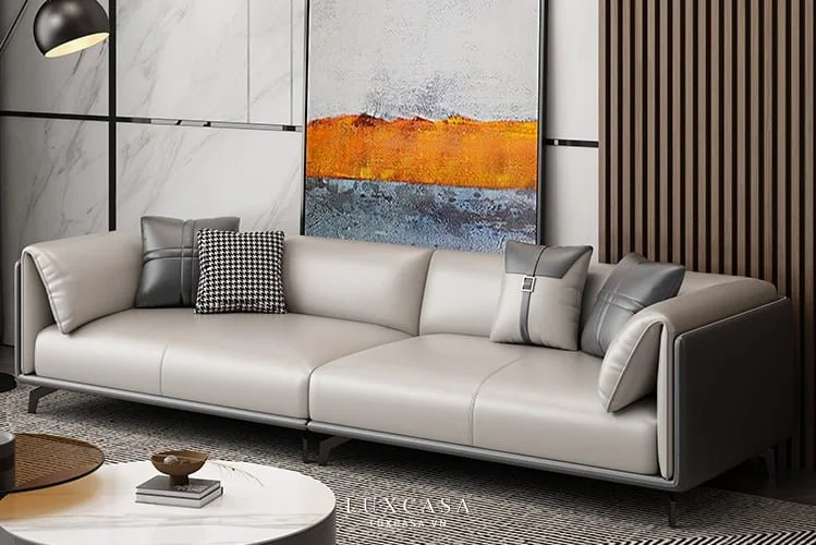 sofa da hiện đại sf0309