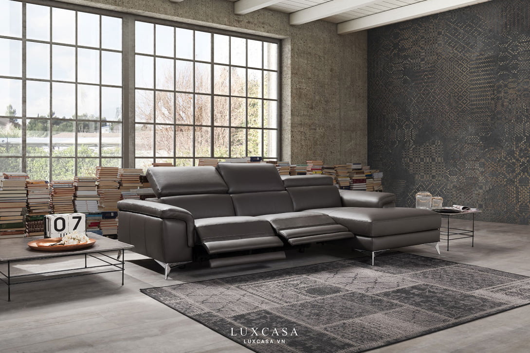 sofa đen SF425
