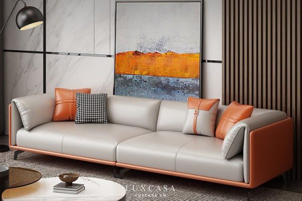 sofa da hiện đại sf0309