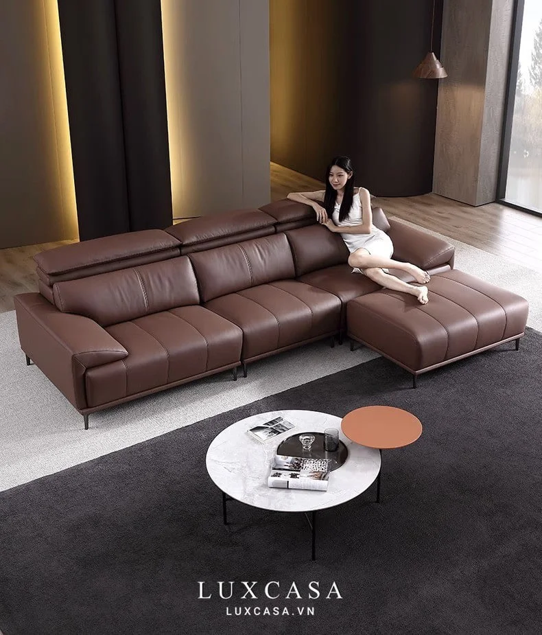 sofa màu nâu đất SF401