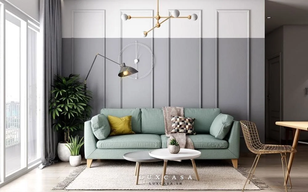 ghế sofa màu pastel