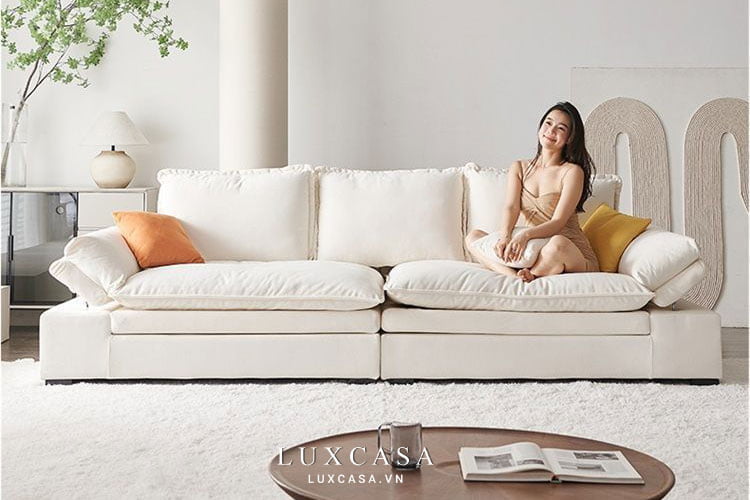 sofa màu trắng SN16