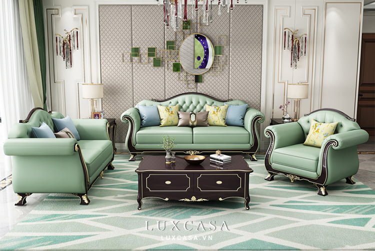 sofa xanh lá STC110