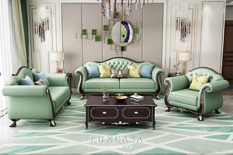 sofa xanh lá STC110