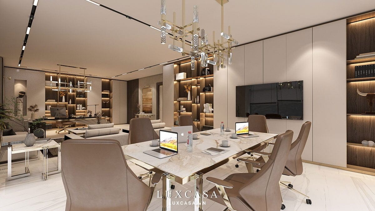 Đặc trưng của phong cách này chính là việc sử dụng các vật liệu thi công cao cấp