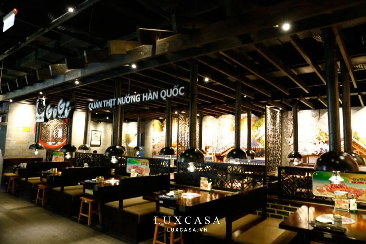 Thi công nội thất nhà hàng