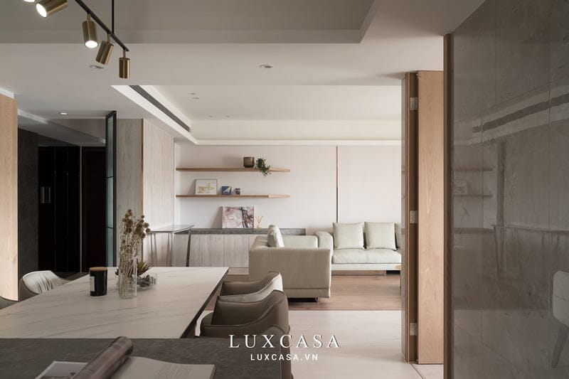 thi cong noi that ban an lien phong khach