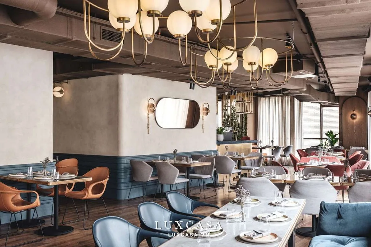 Thi công nội thất nhà hàng