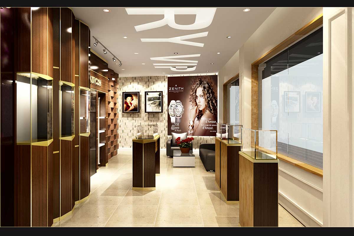 Thi công nội thất showroom