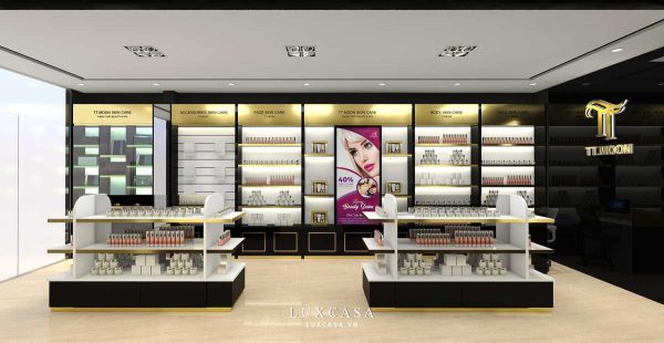 thiet ke cua hang my pham