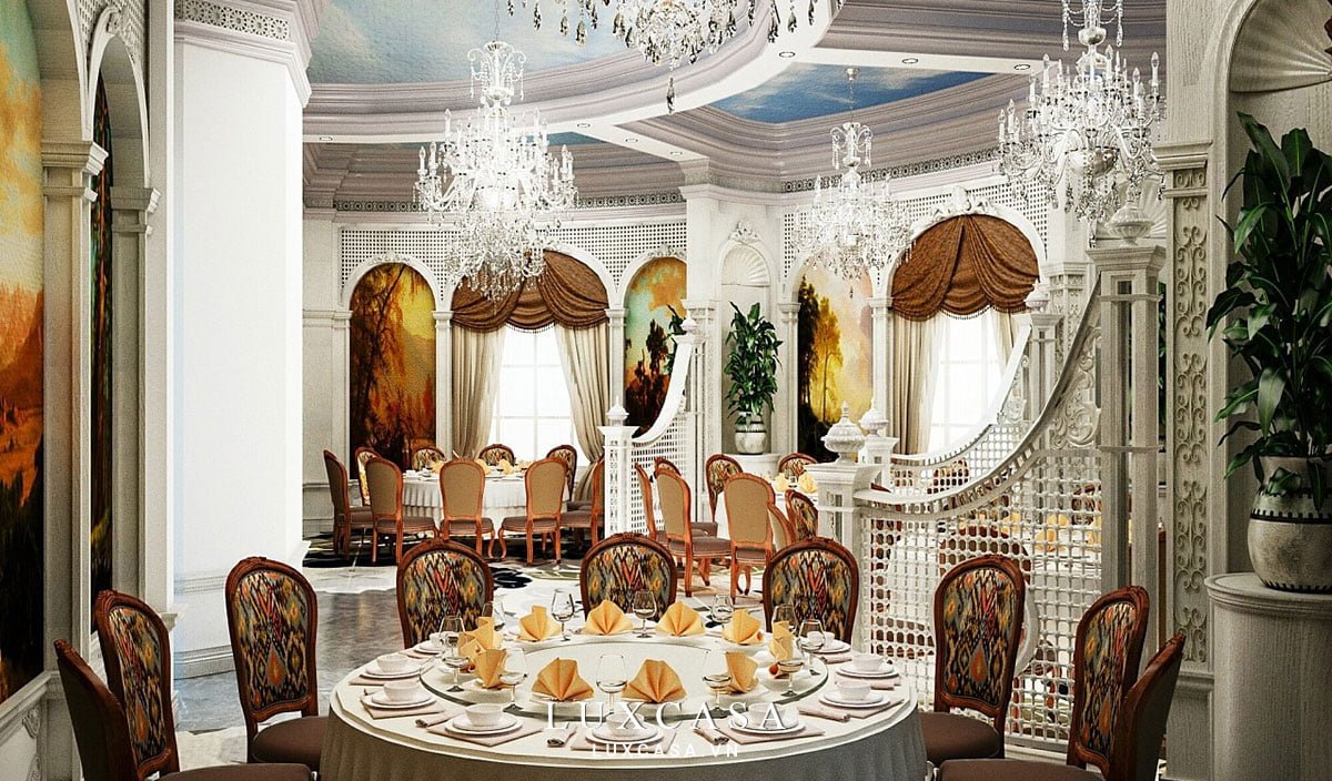 Thiết kế nội thất lâu đài