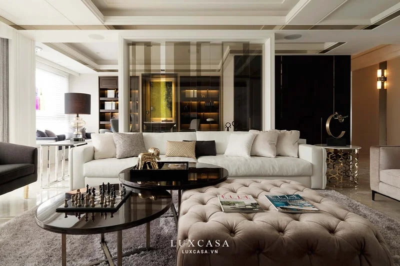 Thiết kế nội thất căn hộ chung cư cho phòng khách 4