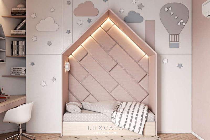 Thiết kế nội thất căn hộ chung cư cho phòng ngủ 2