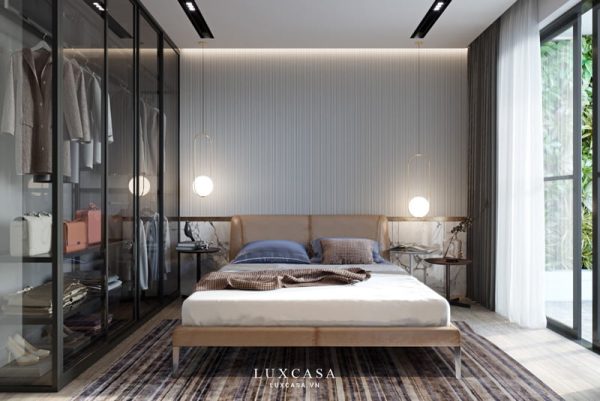 Thiết kế nội thất căn hộ chung cư cho phòng ngủ 3