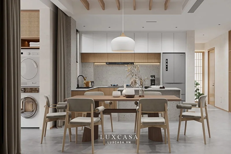 Thiết kế nội thất chung cư cho phòng bếp 2