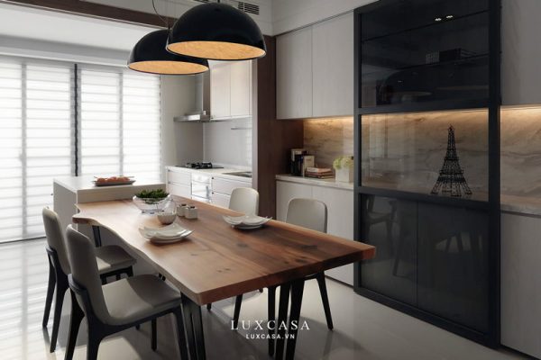 Thiết kế nội thất chung cư cho phòng bếp 3