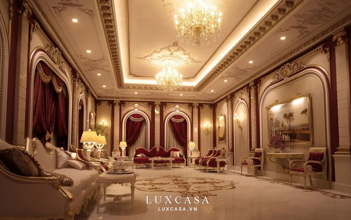 Thiết kế nội thất lâu đài