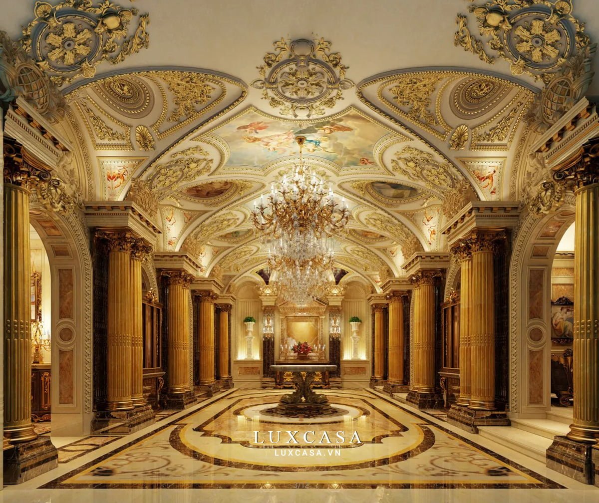 Thiết kế nội thất lâu đài
