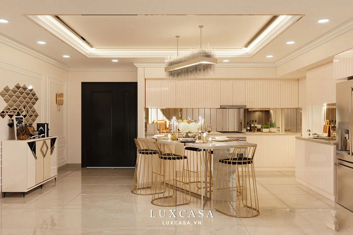 Vật liệu kim loại trong thiết kế nội thất 