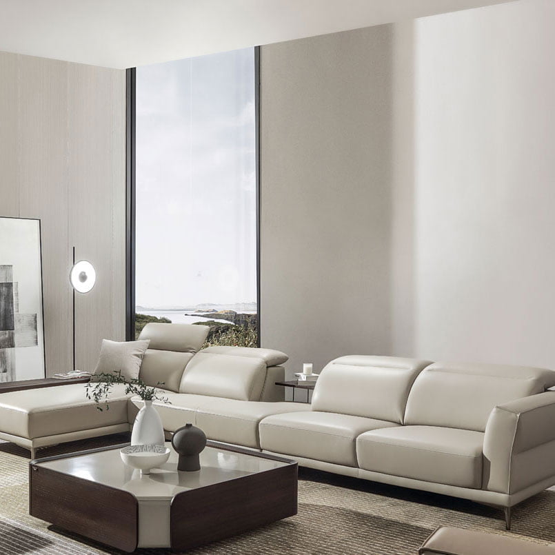 sofa bọc da hiện đại 