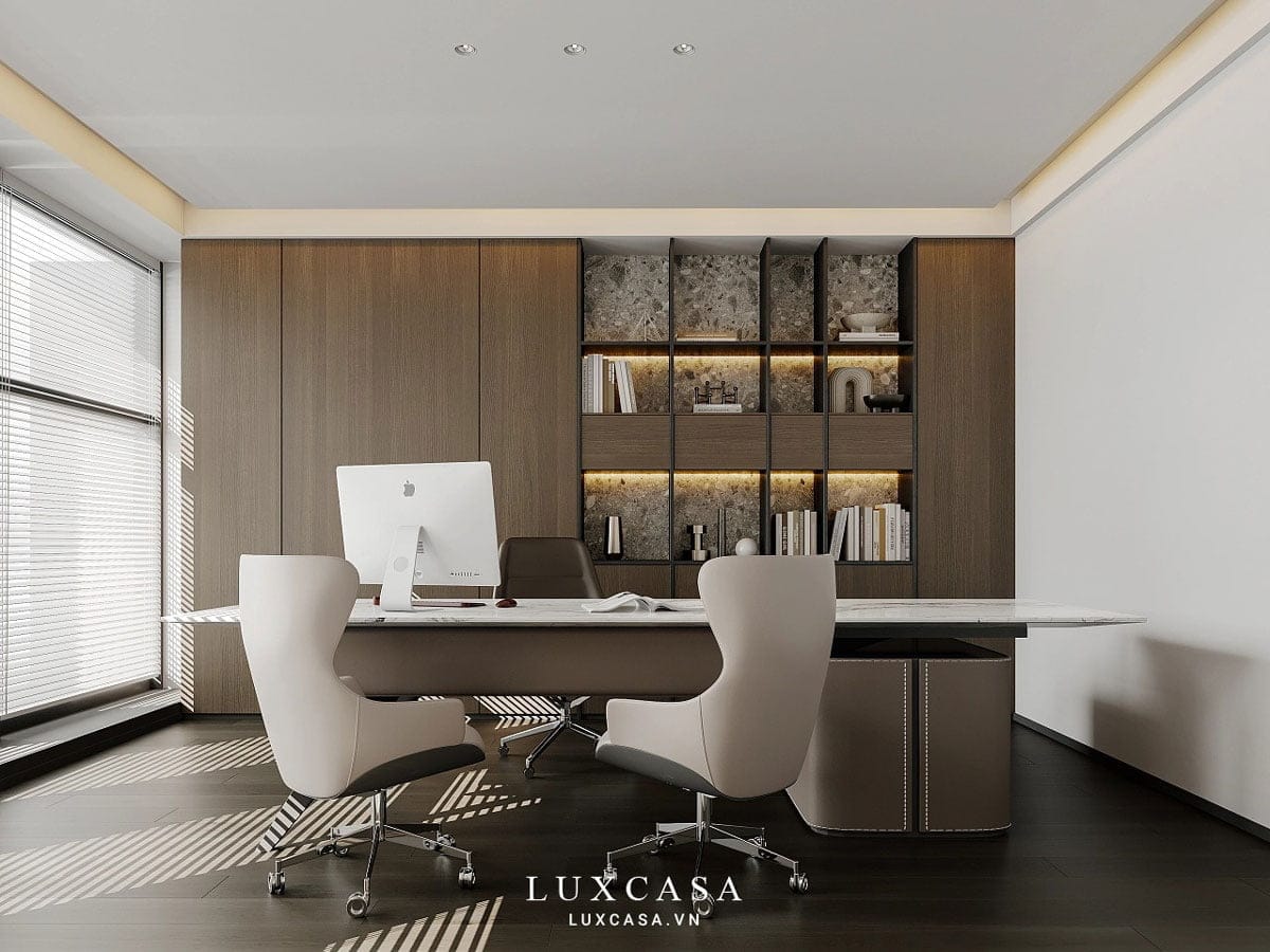 Bàn làm việc phòng giám đốc đẹp