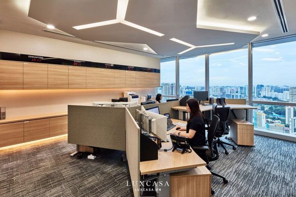 Bao quát không gian làm việc chung dành cho nhân viên