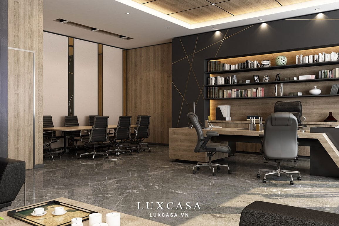 Khu vực làm việc kết hợp họp Unica