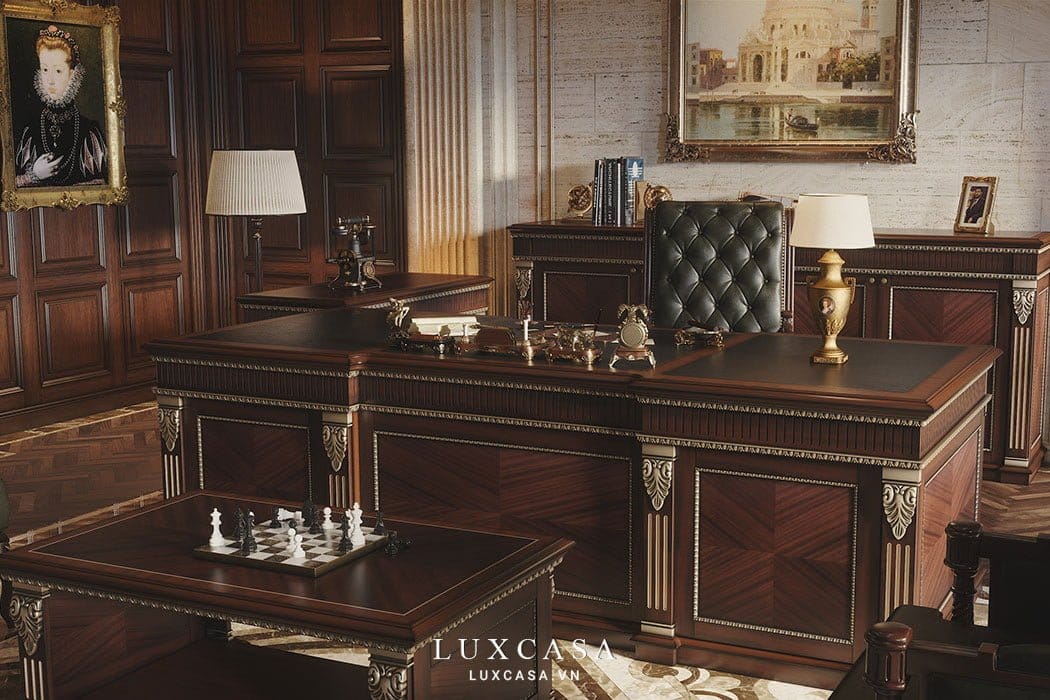 Bao quát khu vực làm việc phòng giám đốc Prado