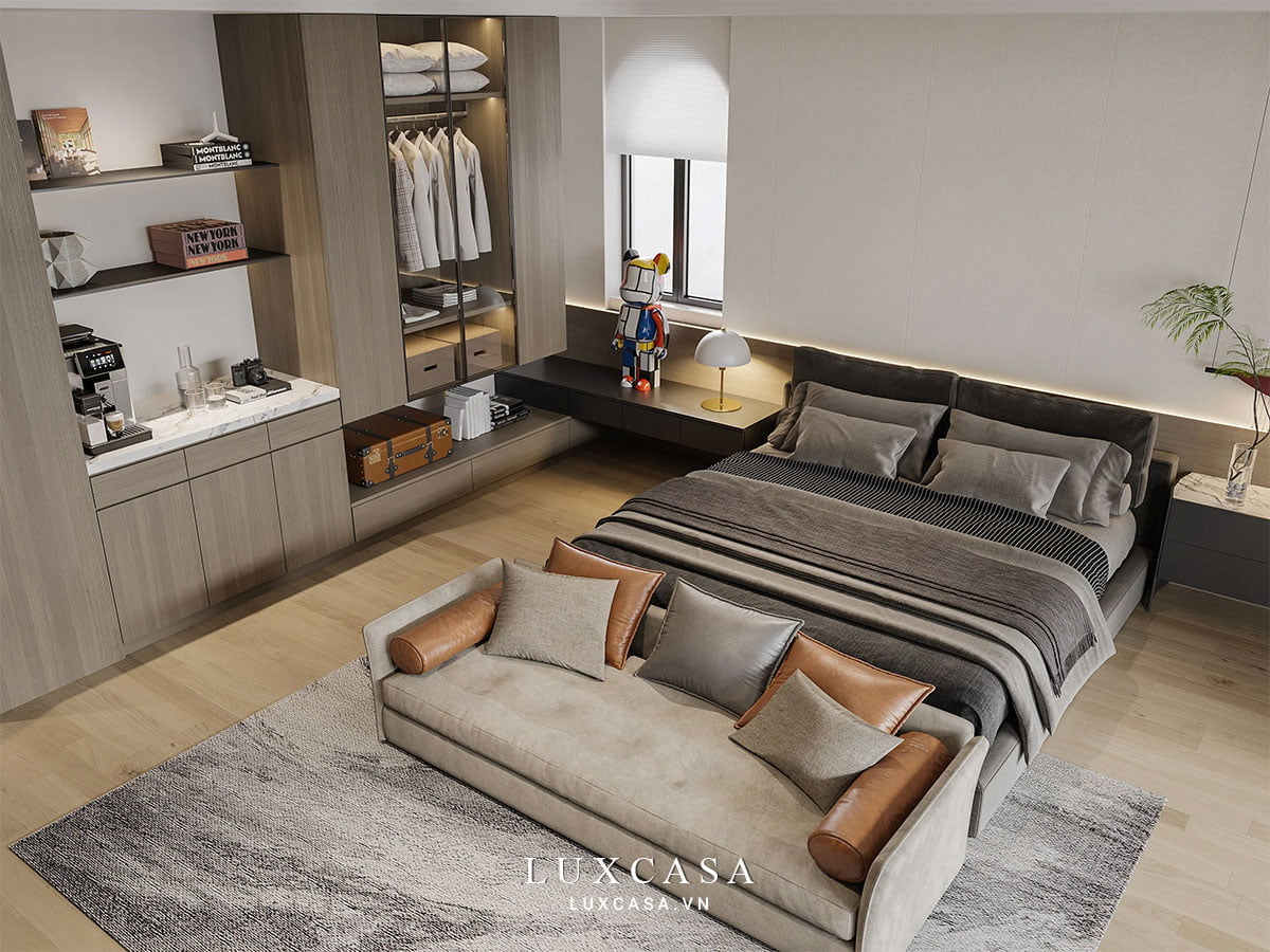 Thiết kế nội thất biệt thự thông tầng NBT49 12 Thiết kế nội thất biệt thự thông tầng