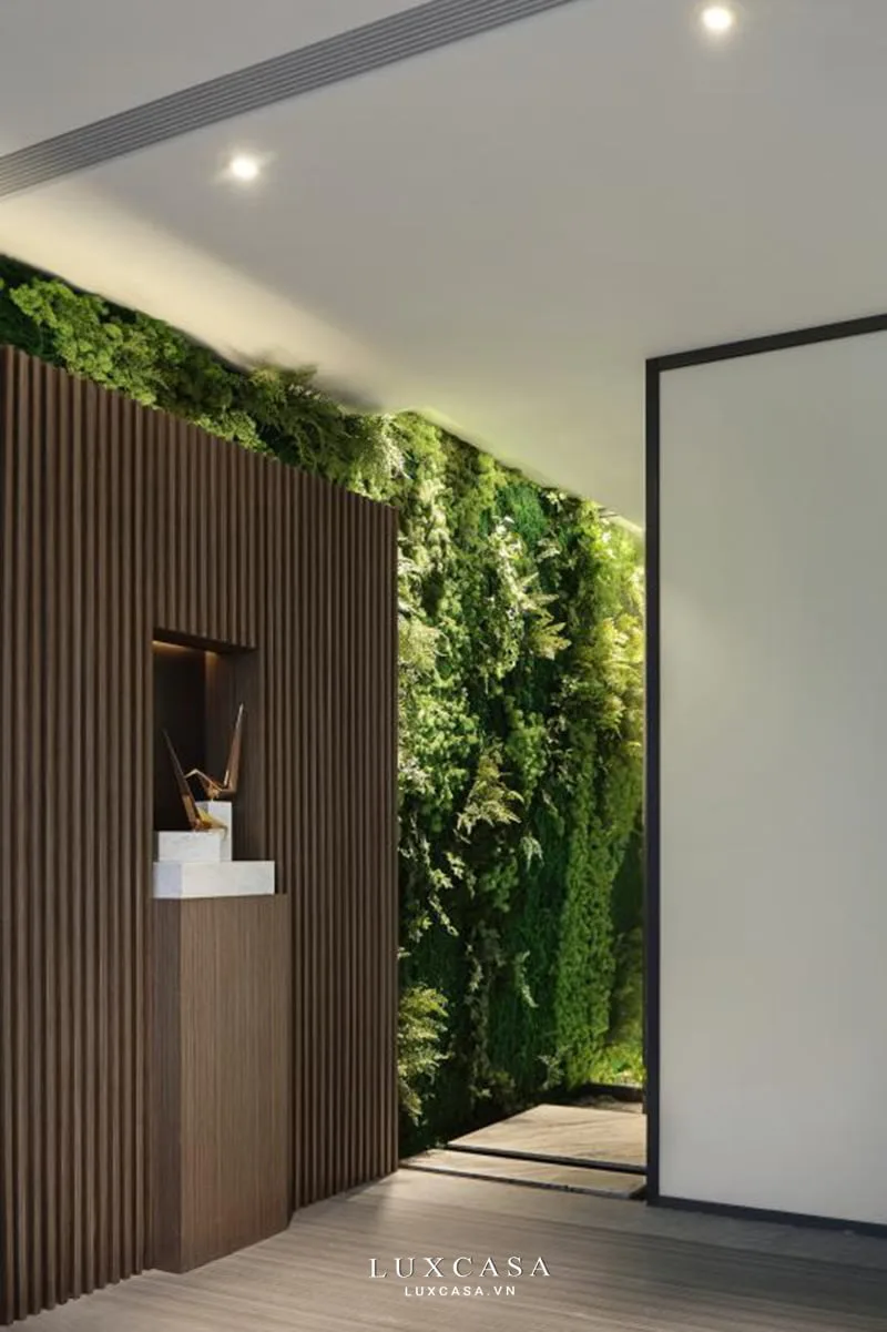 Thi công nội thất văn phòng không gian xanh