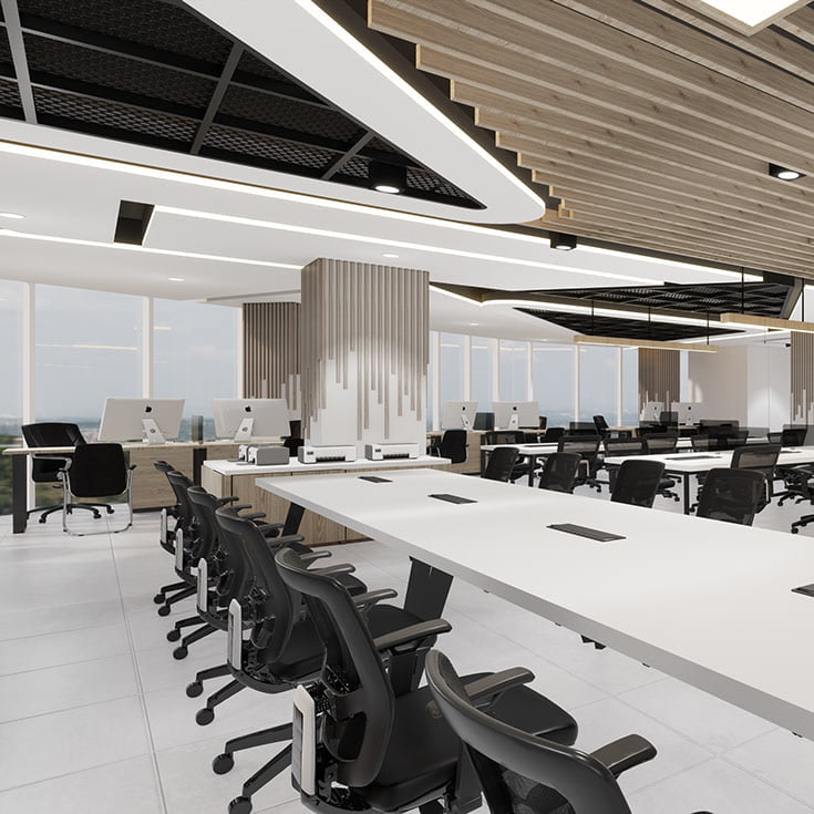 Thiết kế nội thất văn phòng Tập đoàn ASDP 3 Dự án thiết kế nội thất văn phòng làm việc ASDP