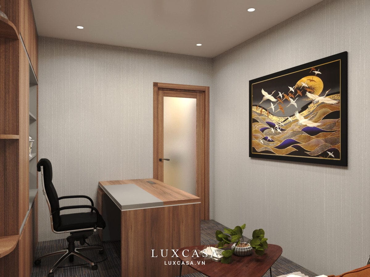 Thiết kế nội thất văn phòng công ty B&T 6 Không gian phòng giám đốc 2
