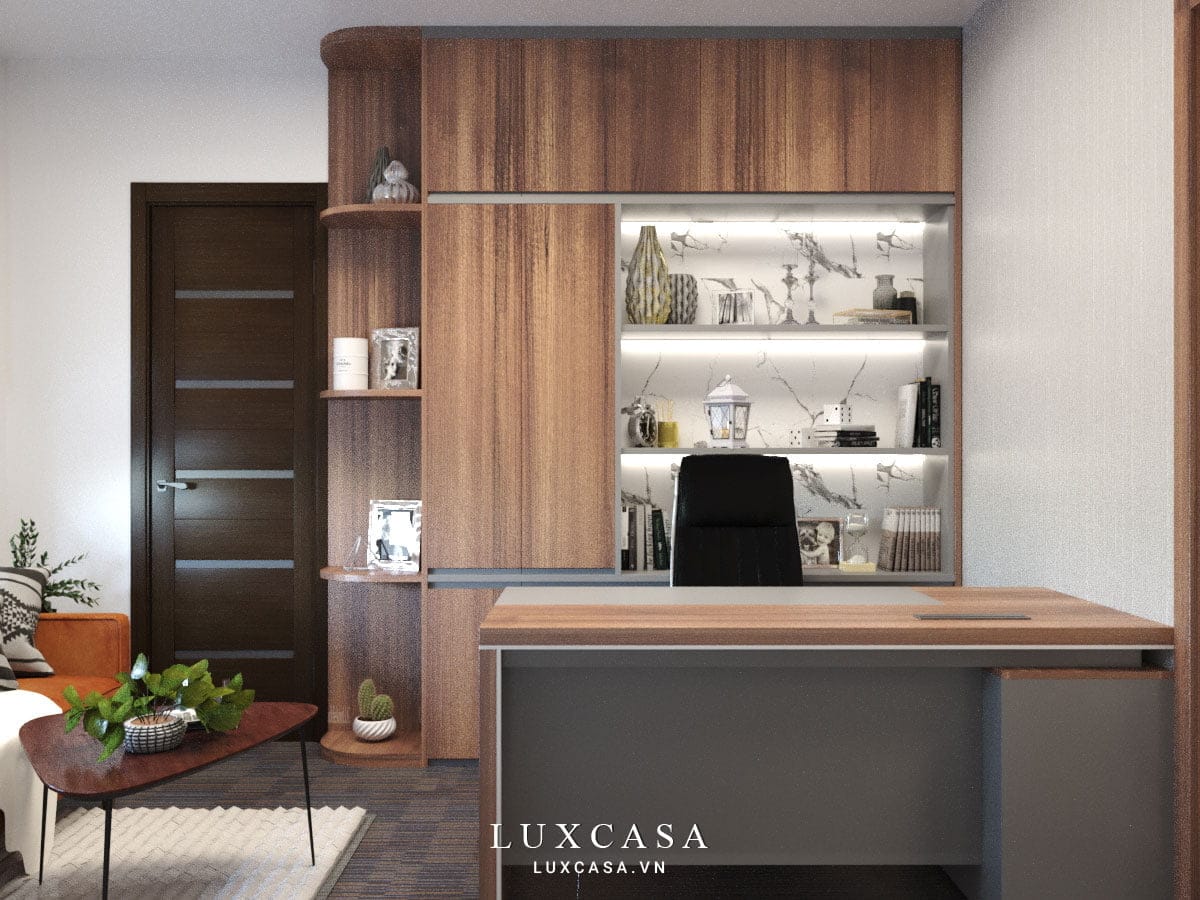 Thiết kế nội thất văn phòng công ty B&T 7 Không gian phòng giám đốc 3