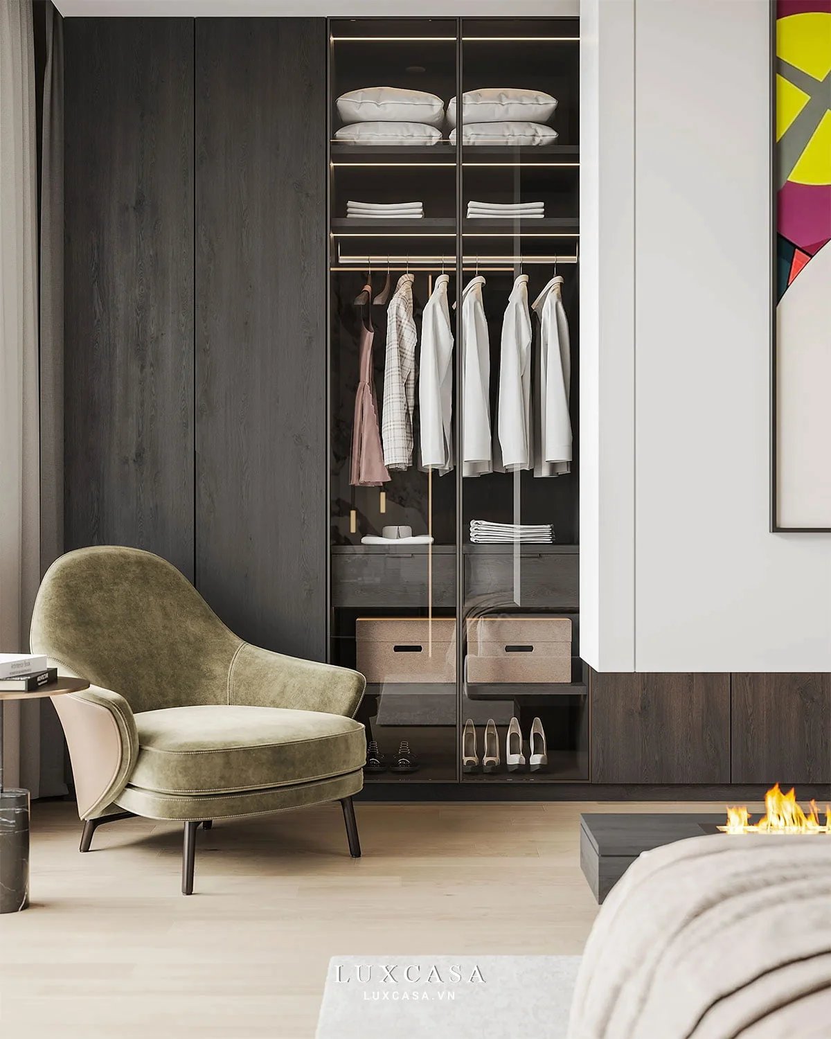 Thiết kế nội thất biệt thự thông tầng NBT49 22 Thiết kế nội thất biệt thự thông tầng