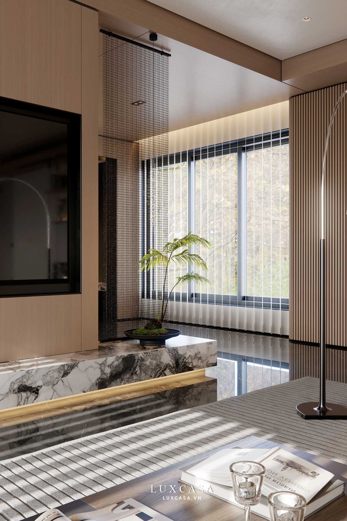 Thiết kế nội thất biệt thự nghỉ dưỡng