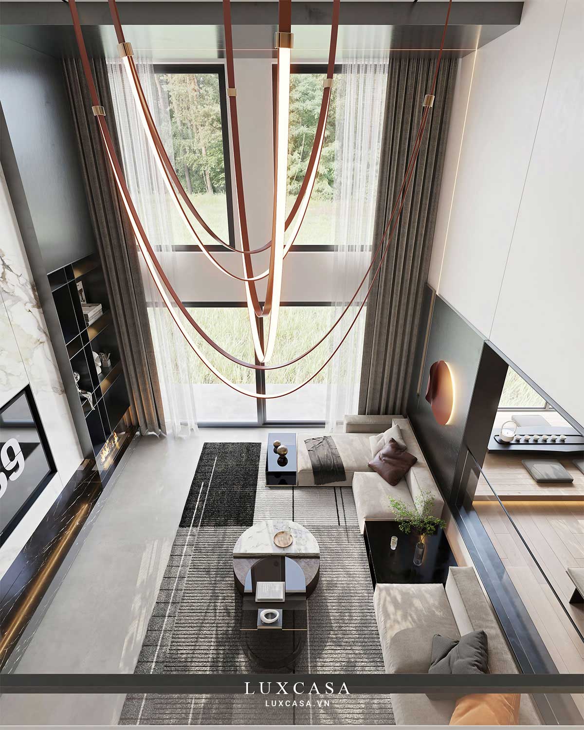 Thiết kế nội thất biệt thự thông tầng NBT49 21 Thiết kế nội thất biệt thự thông tầng